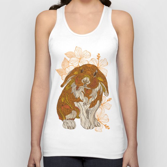 Hello little bunny Unisex Tank Top