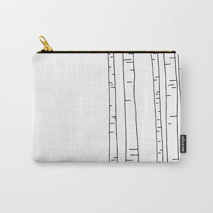 Minimal birches Carry-All Pouch
