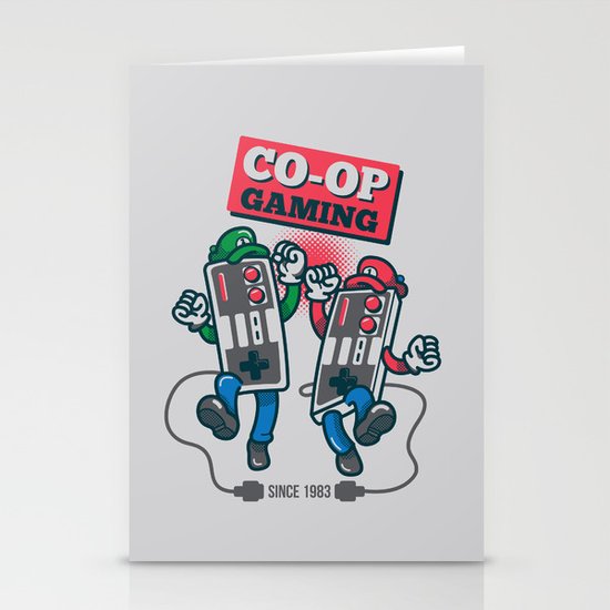 Co-op Gaming Stationery Cards