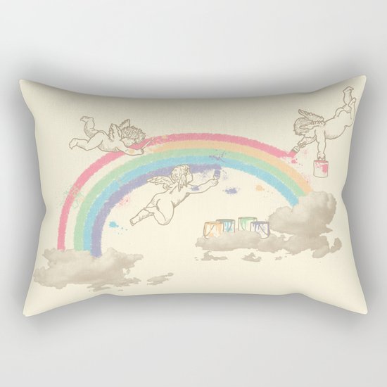 Painting The Sky Rectangular Pillow