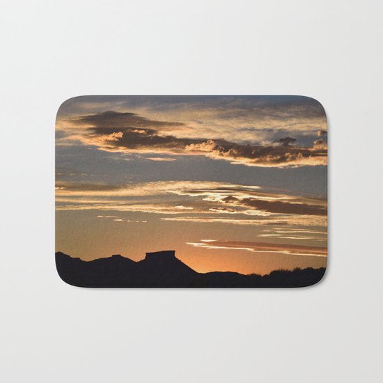Golden Mesa Sunset Bath Mat