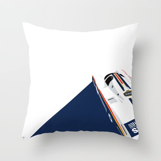 Porsche 962C, 1985 Throw Pillow