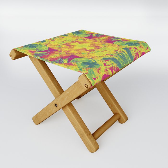 Esmeralda Print Folding Stool