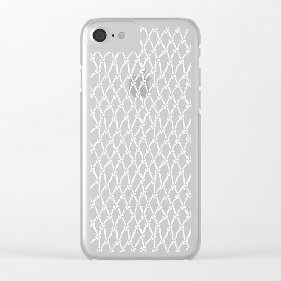 Net Black Clear iPhone Case