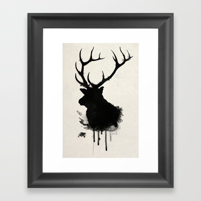 Elk Framed Art Print