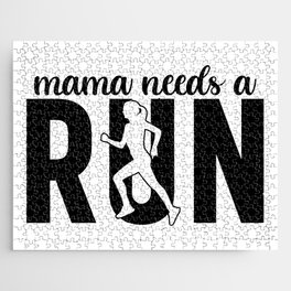 Mama Needs A Run Jigsaw Puzzle