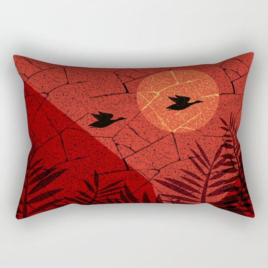 beautiful sunset. Rectangular Pillow