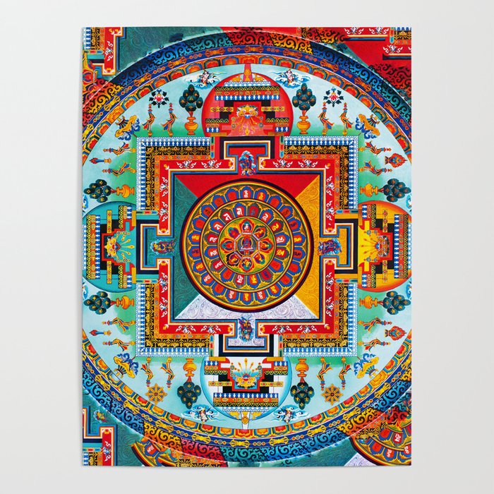 Buddhist Medicine Mandala 2 Poster