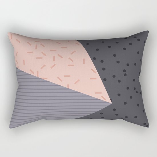 Geometry Blocks 8 Rectangular Pillow