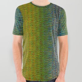 Earth Tones Abstract All Over Graphic Tee