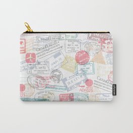 Passport Stamps Carry-All Pouch