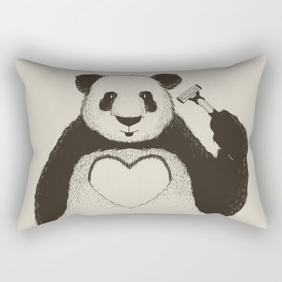 Panda Love Rectangular Pillow