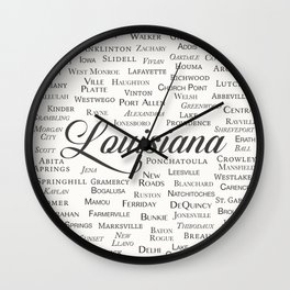 Louisiana Wall Clock