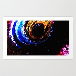 Cosmic Eye Art Print | Dark, Surveilance, Space, Cosmic, Digital, Acrylic, Painting, Eye 
