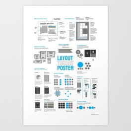 Design Theory Poster (White Background) Art Print