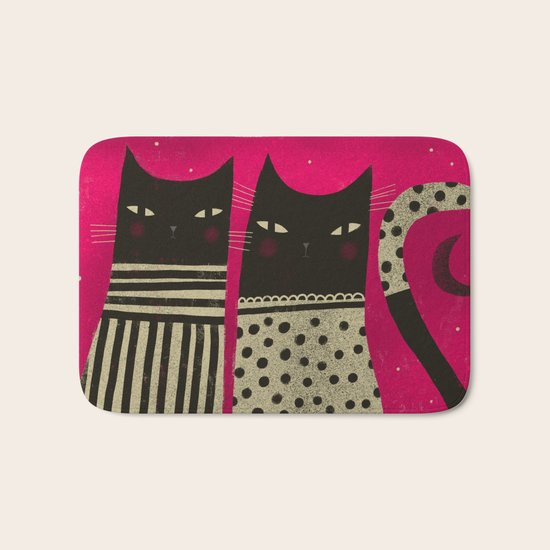 PINK NIGHT Bath Mat
