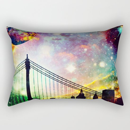 Galaxy Bridge Rectangular Pillow