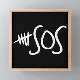 5 SOS Merch Framed Mini Art Print