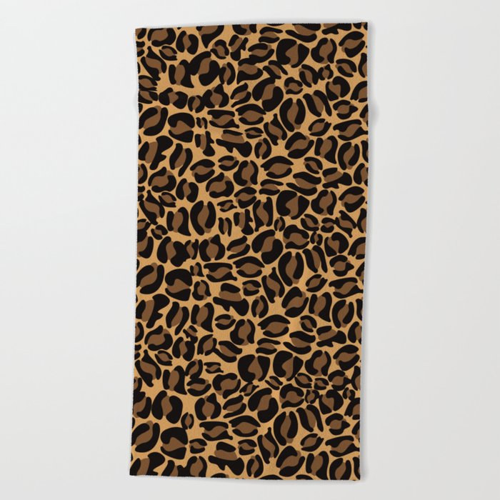 Leopard print deals beach towel