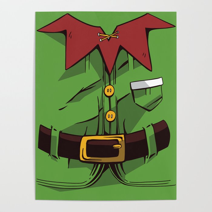 Christmas Elf costume Poster