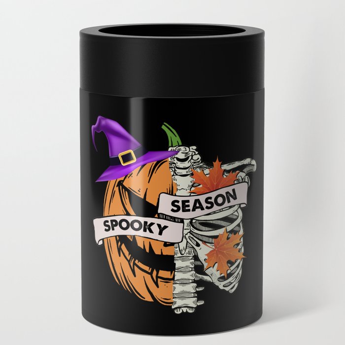 Halloween spooky season creepy pumpkin Can Cooler