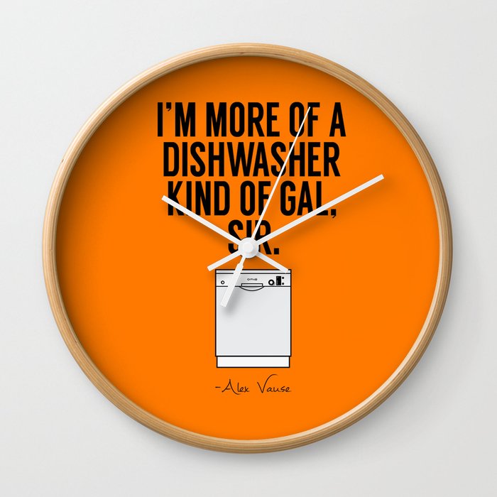 A Dishwasher Kind of Gal (3) Wall Clock