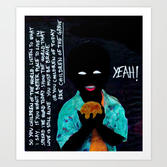 Children of the grave Art Print