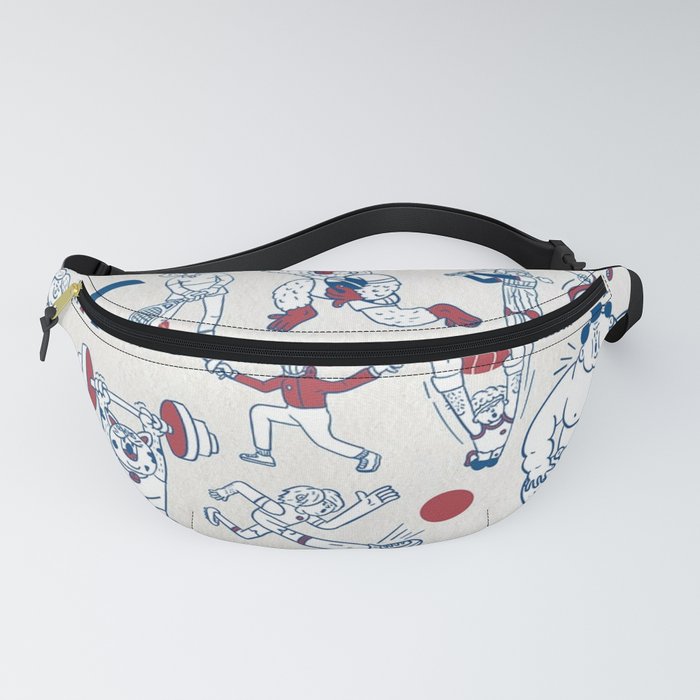 Athletes Doodle Fanny Pack