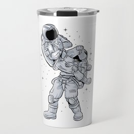 Bjj Astronaut Galactic Flying Armbars Travel Mug
