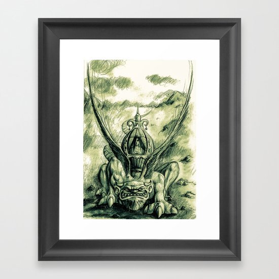 Primitive !! Framed Art Print