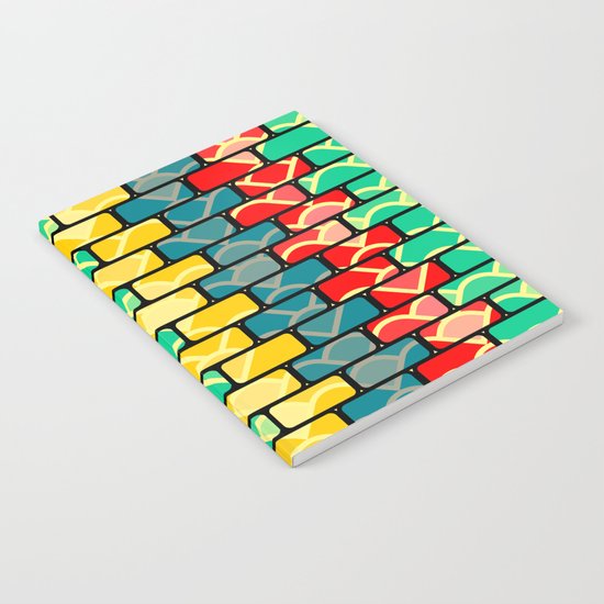 Colorful bricks Notebook