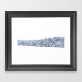 Peaceful Storm - Winter Snow Framed Art Print