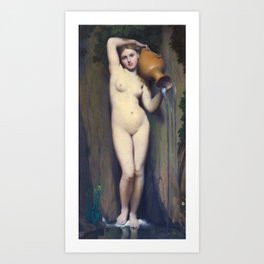 The Source Painting by Jean Auguste Dominique Ingres The Spring Art Print