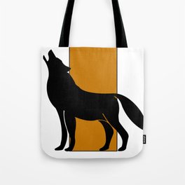 Classy and Minimalist Wolf Shirt For Wildlife Lovers Tote Bag