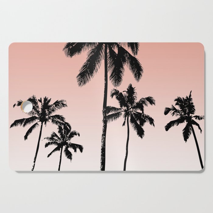 Sunset palms Cutting Board