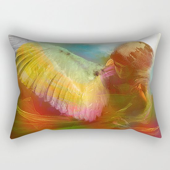 The messenger Rectangular Pillow