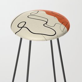 Abstract Portrait 7 Counter Stool