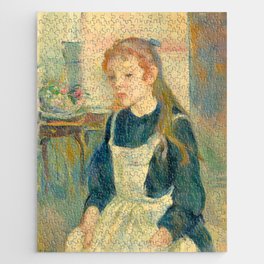 Young Girl with an Apron, 1891 by Berthe Morisot Jigsaw Puzzle