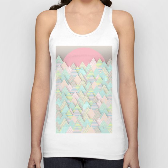 Forest Pastel Unisex Tank Top