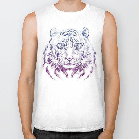 TIGER HEAD Biker Tank