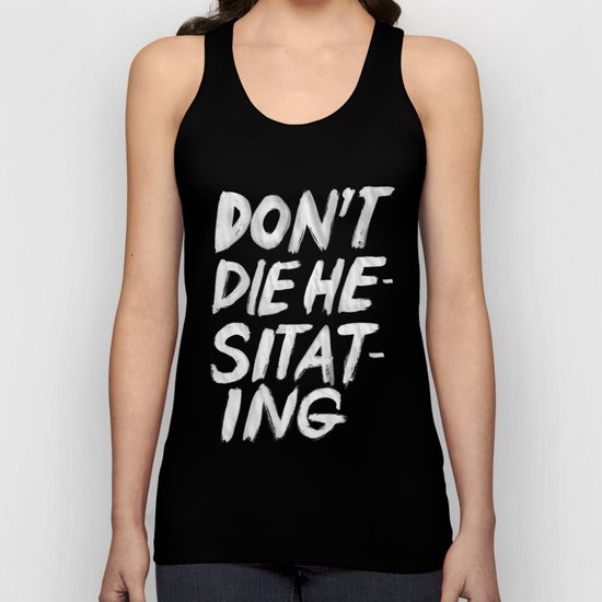 Hesitation Unisex Tank Top