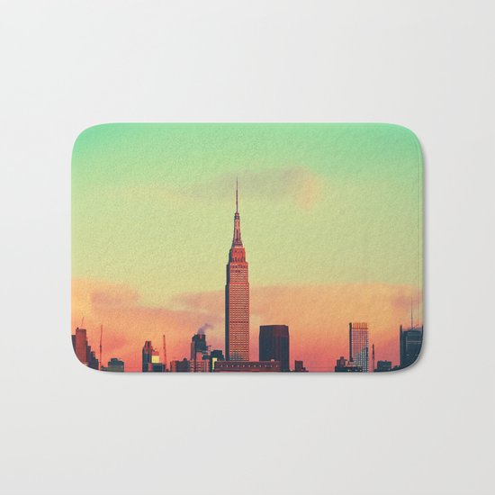 NYC Skyline Bath Mat