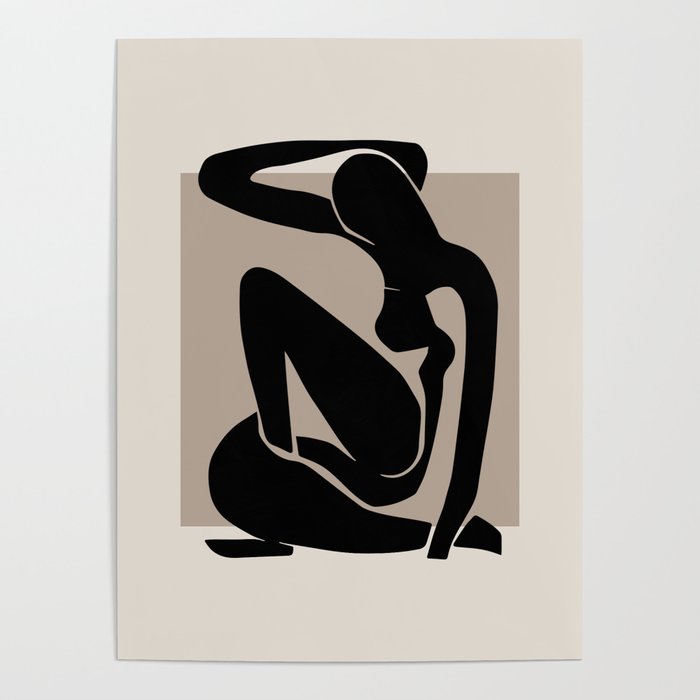 Female Matisse Print, Henri Matisse, Matisse Poster, Matisse Art,Matisse Cut Out, Fine Art Print Poster