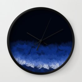The Rushing Tide Wall Clock
