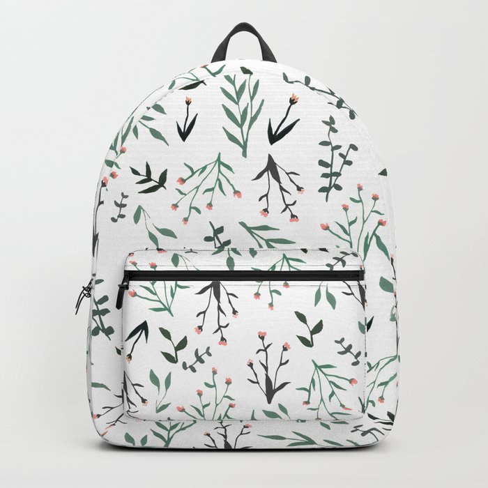 Flower Pattern Backpack