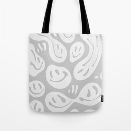 Cool Grey Melted Happiness Tote Bag