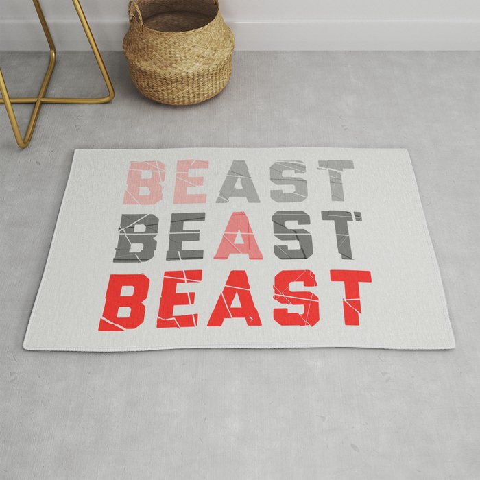 Be a Beast Rug