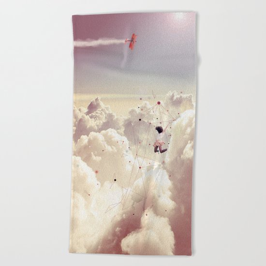 JUMPING IN FLUFFY R' Beach Towel