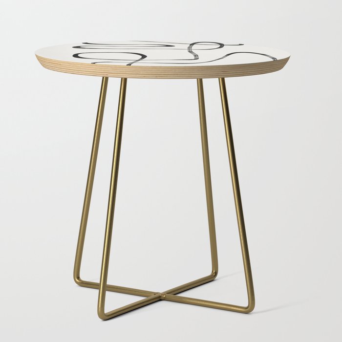 Minimalist One Line Modern Side Table