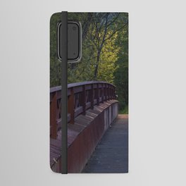 Wooden bridge Stockholm Android Wallet Case